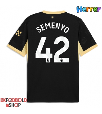 Manchester City Antoine Semenyo #42 Udebanetrøje 2026-27 Kort ærmer Manchester City Antoine Semenyo #42 Udebanetrøje 2026-27 Kort ærmer